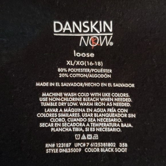 Danskin Now Dri-More Longsleeve Tee - XL - Picture 4 of 4